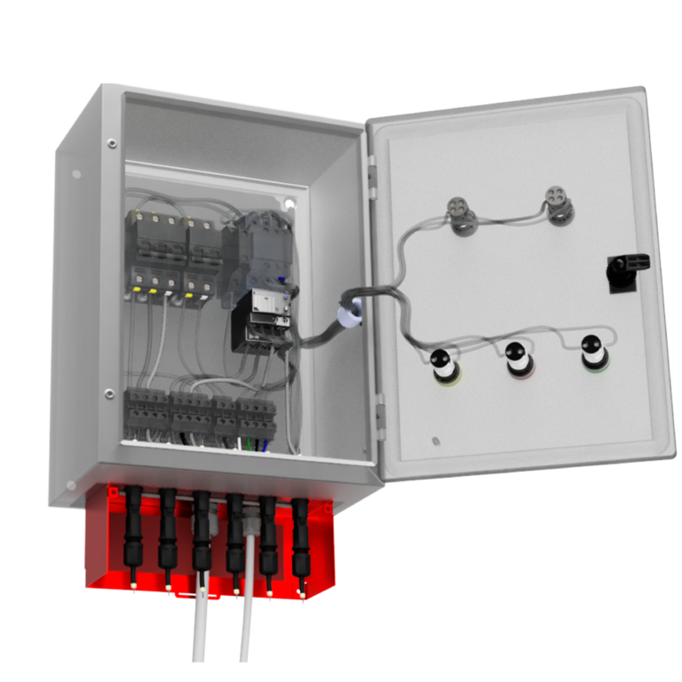 ASPP Shield instalado em quadro elétrico